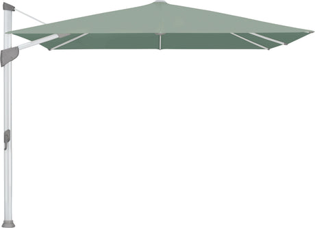 Glatz Parasol FORTANO® 300x300cm Alu naturel eloxé Qualité 5 · 588 Olive