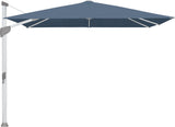 Glatz Parasol FORTANO® 300x300cm Alu naturel eloxé Qualité 5 · 600 Wave