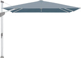 Glatz Parasol FORTANO® 300x300cm Alu naturel eloxé Qualité 5 · 603 Horizon