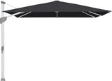 Glatz Parasol FORTANO® 300x300cm Alu naturel eloxé Qualité 5 · 615 Black