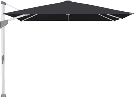 Glatz Parasol FORTANO® 300x300cm Alu naturel eloxé Qualité 5 · 615 Black