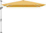 Glatz Parasol FORTANO® 300x300cm Alu naturel eloxé Qualité 5 · 617 Safran