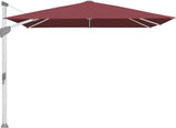 Glatz Parasol FORTANO® 300x300cm Alu naturel eloxé Qualité 5 · 644 Merlot