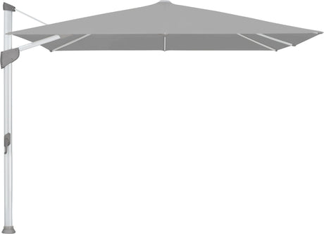 Glatz Parasol FORTANO® 300x300cm Alu naturel eloxé Qualité 5 · 652 Silver