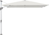 Glatz Parasol FORTANO® 300x300cm Alu naturel eloxé Qualité 5 · 665 Chrome