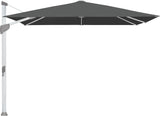 Glatz Parasol FORTANO® 300x300cm Alu naturel eloxé Qualité 5 · 669 Carbone