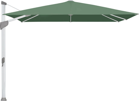 Glatz Parasol FORTANO® 300x300cm Alu naturel eloxé Qualité 5 · 677 Nile