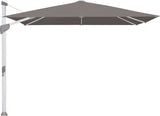 Glatz Parasol FORTANO® 300x300cm Alu naturel eloxé Qualité 5 · 806 Forge