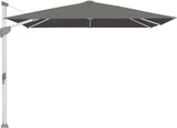 Glatz Parasol FORTANO® 300x300cm Alu naturel eloxé Qualité 5 · 807 Lava