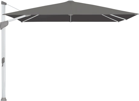 Glatz Parasol FORTANO® 300x300cm Alu naturel eloxé Qualité 5 · 807 Lava