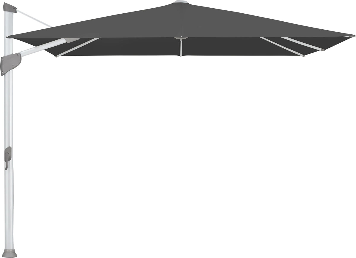 Glatz Parasol FORTANO® 300x300cm Alu naturel eloxé Qualité 5 · 809 Midnight