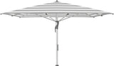 Glatz Parasol FORTELLO® LED 300x300cm Qualité 5 · 555 Grey Stripe 