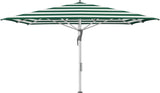 Glatz Parasol FORTELLO® LED 300x300cm Qualité 5 · 589 Green Stripe 
