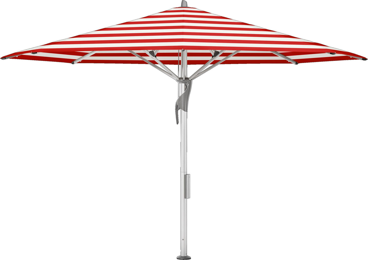 Glatz Parasol FORTELLO® LED Ø400cm Qualité 5 · 800 Red Stripe 