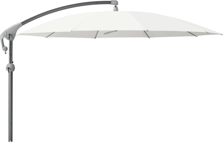 Glatz Parasol PENDALEX® P+ Ø300cm Qualité 5 · 510 White Alu anthracite laqué