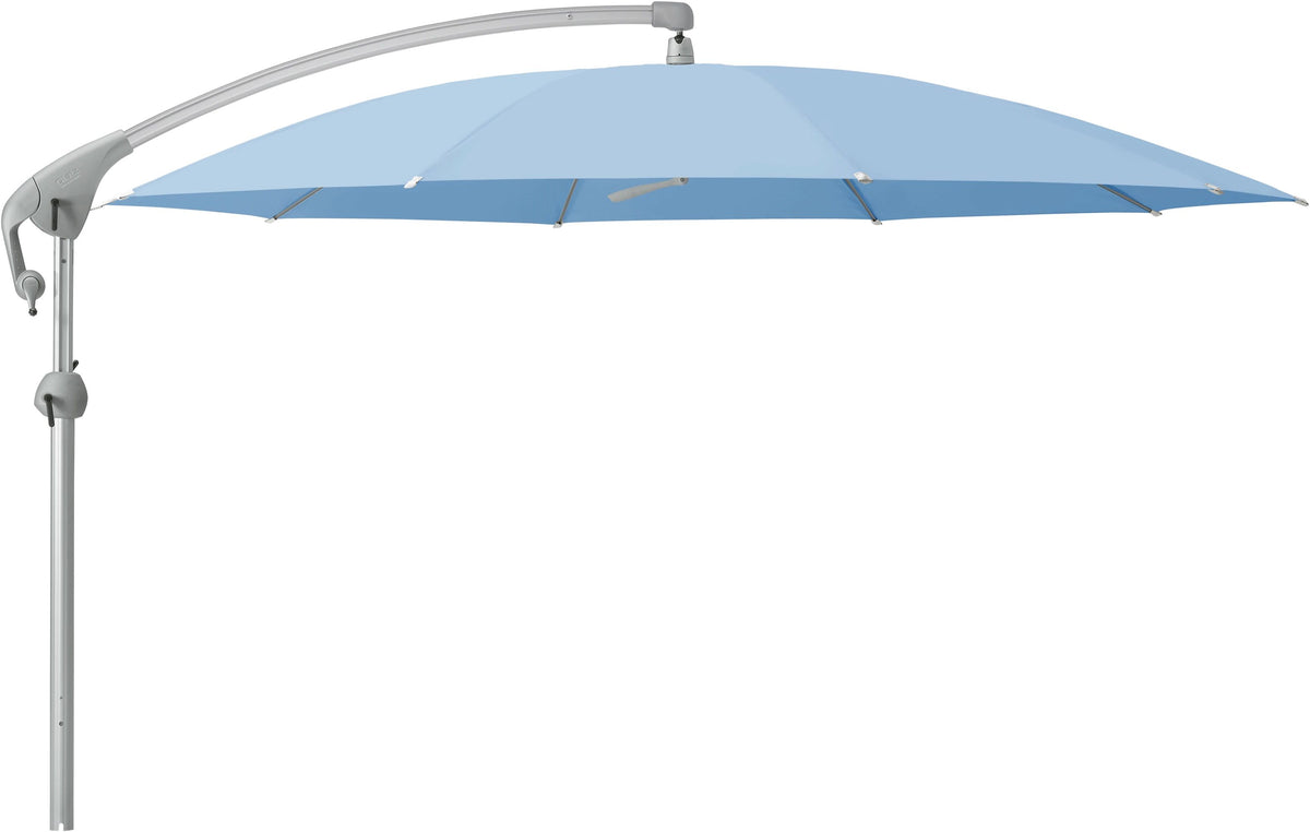 Glatz Parasol PENDALEX® P+ Ø300cm Qualité 5 · 515 Cloud Alu naturel eloxé