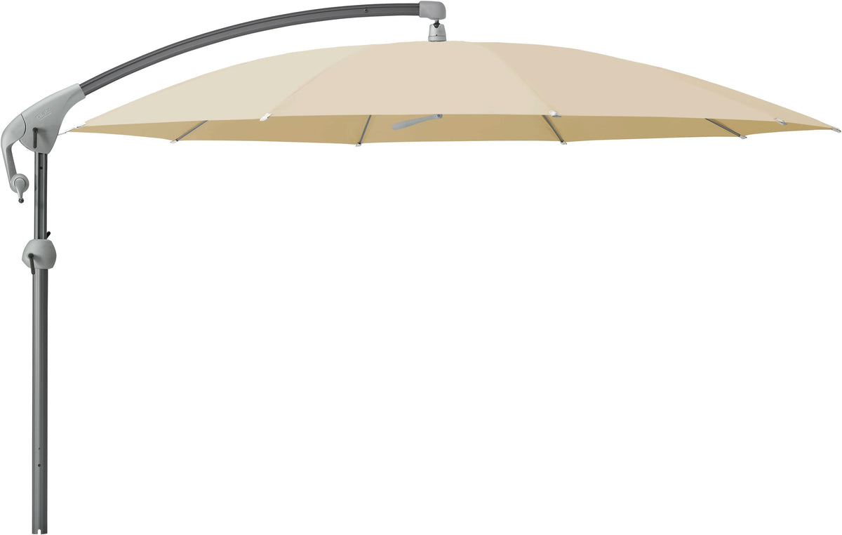 Glatz Parasol PENDALEX® P+ Ø300cm Qualité 5 · 526 Bamboo Alu anthracite laqué