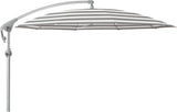 Glatz Parasol PENDALEX® P+ Ø300cm Qualité 5 · 570 Steel Stripe Alu naturel eloxé