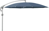 Glatz Parasol PENDALEX® P+ Ø300cm Qualité 5 · 600 Wave Alu naturel eloxé