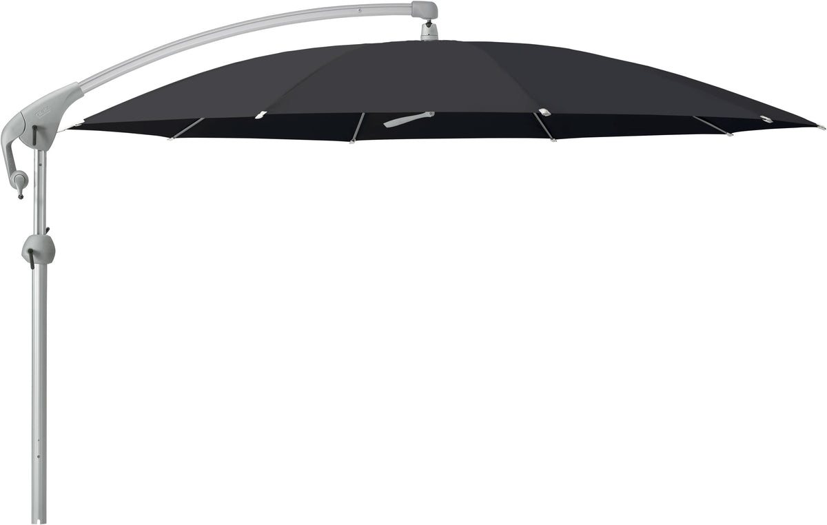 Glatz Parasol PENDALEX® P+ Ø300cm Qualité 5 · 615 Black Alu naturel eloxé