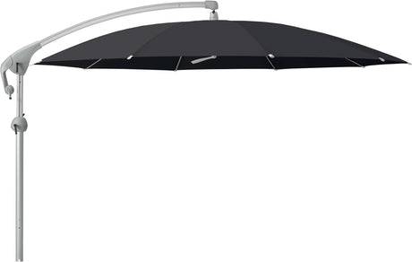 Glatz Parasol PENDALEX® P+ Ø300cm Qualité 5 · 615 Black Alu naturel eloxé