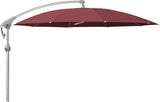 Glatz Parasol PENDALEX® P+ Ø300cm Qualité 5 · 644 Merlot Alu naturel eloxé
