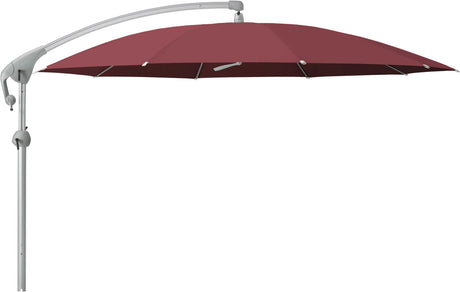 Glatz Parasol PENDALEX® P+ Ø300cm Qualité 5 · 644 Merlot Alu naturel eloxé