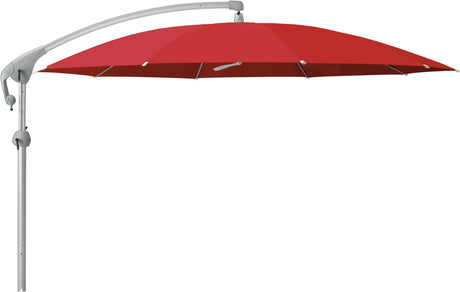 Glatz Parasol PENDALEX® P+ Ø300cm Qualité 5 · 801 Campari Alu naturel eloxé