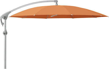 Glatz Parasol PENDALEX® P+ Ø300cm Qualité 5 · 802 Sienna Alu naturel eloxé