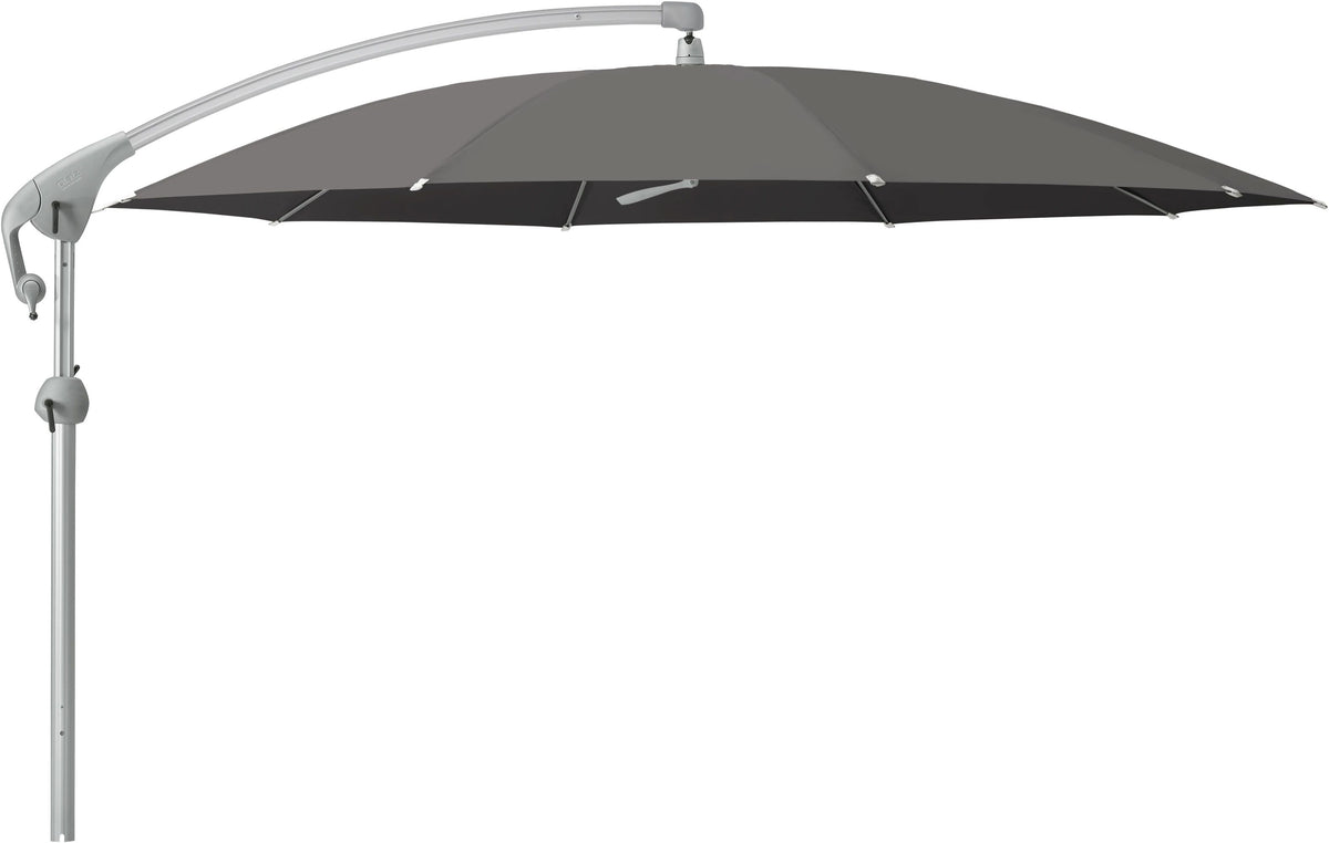Glatz Parasol PENDALEX® P+ Ø300cm Qualité 5 · 807 Lava Alu naturel eloxé