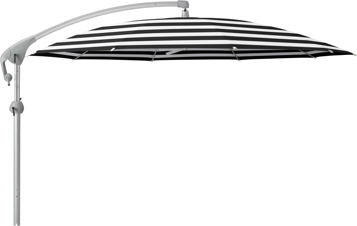 Glatz Parasol PENDALEX® P+ Ø300cm Qualité 5 · 810 Black Stripe Alu naturel eloxé
