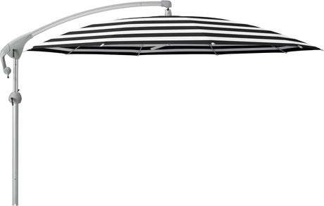 Glatz Parasol PENDALEX® P+ Ø300cm Qualité 5 · 810 Black Stripe Alu naturel eloxé