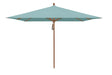 Glatz Parasol PIAZZA® Imitation bois 250x250cm 417 Ocean 