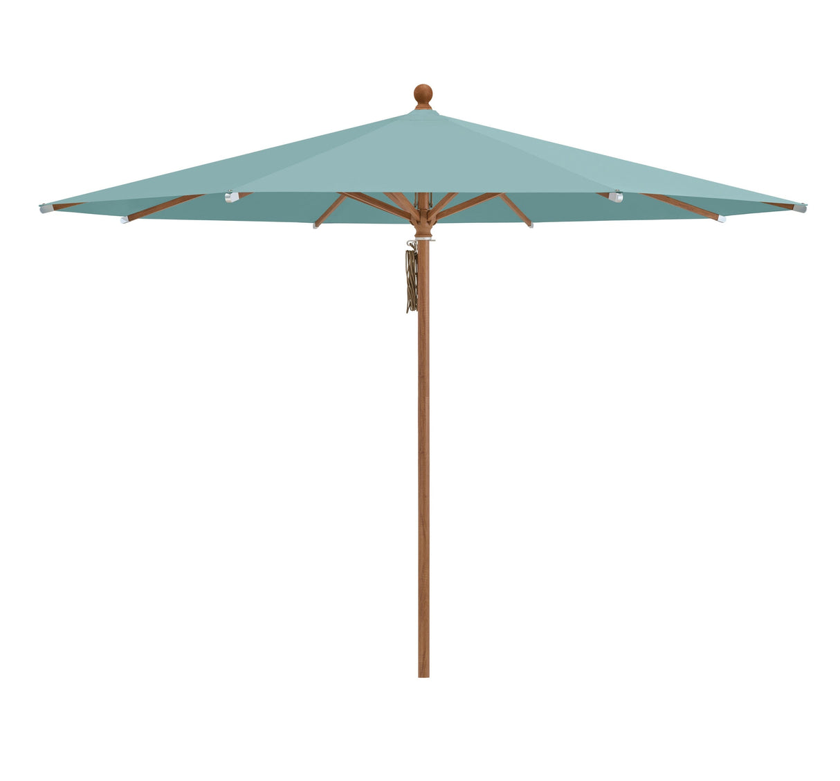 Glatz Parasol PIAZZA® Imitation bois Ø250cm 417 Ocean 