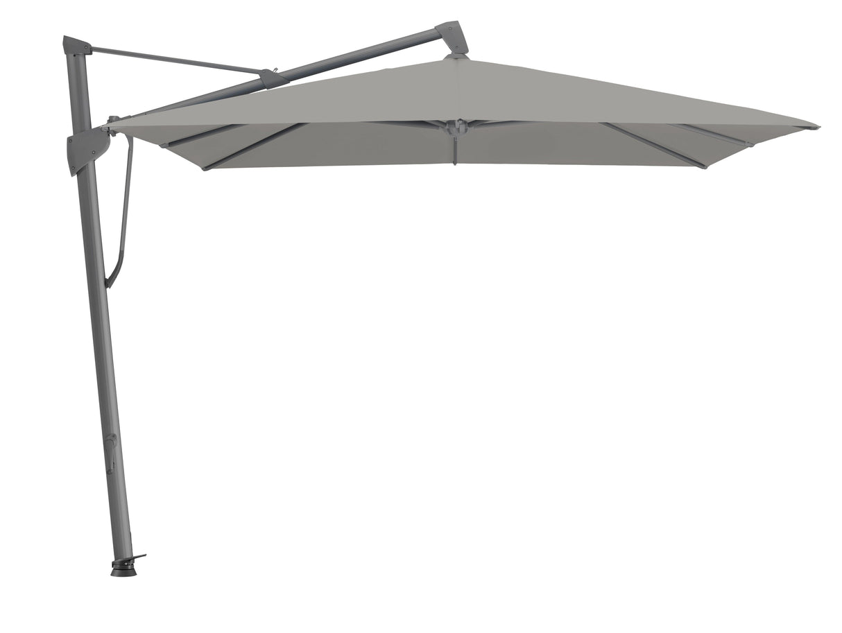 Glatz Parasol SOMBRANO® S+ 400x300cm 420 Smoke Alu laqué anthracite