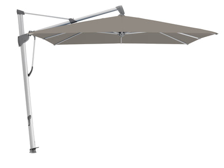 Glatz Parasol SOMBRANO® S+ 400x300cm 461 Taupe Alu naturel eloxé