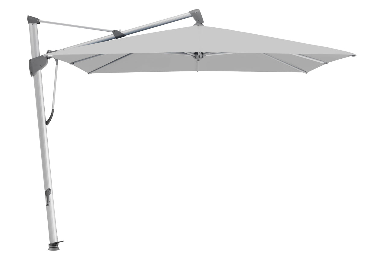 Glatz Parasol SOMBRANO® S+ 400x300cm 501 Granite Alu naturel eloxé