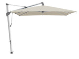Glatz Parasol SOMBRANO® S+ 400x300cm 527 Urban Chrome Alu naturel eloxé