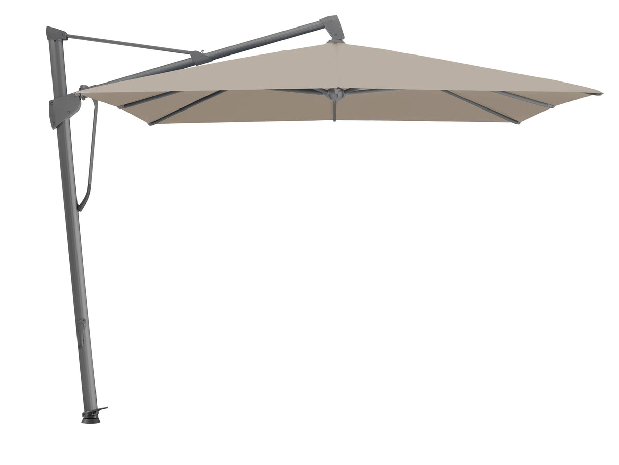 Glatz Parasol SOMBRANO® S+ 400x300cm 605 Clay Alu laqué anthracite