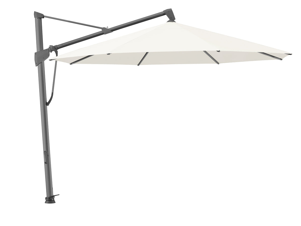 Glatz Parasol SOMBRANO® S+ Ø350cm 158 Off white Alu laqué anthracite