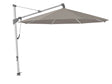 Glatz Parasol SOMBRANO® S+ Ø350cm 461 Taupe Alu naturel eloxé