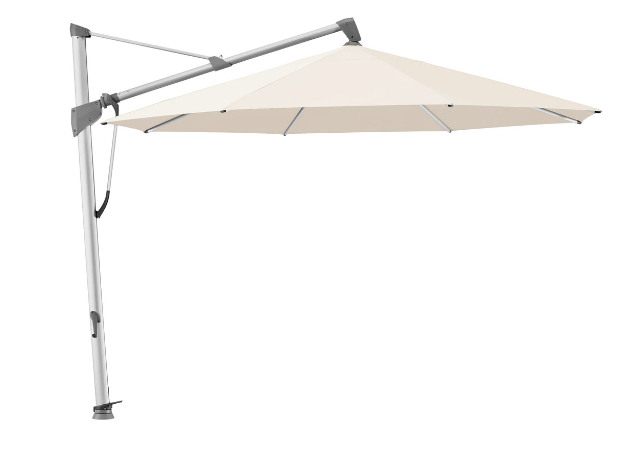 Glatz Parasol SOMBRANO® S+ Ø350cm 523 Champagne Alu naturel eloxé