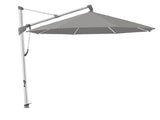 Glatz Parasol SOMBRANO® S+ Ø350cm 684 Urban shadow Alu naturel eloxé
