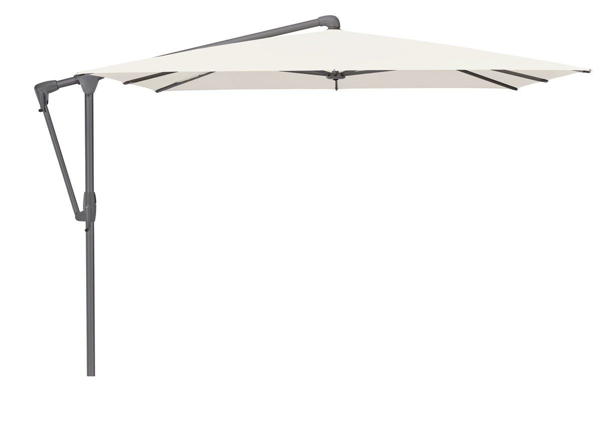 Glatz Parasol SUNWING® Casa 300x240cm 158 Off white Alu laqué anthracite