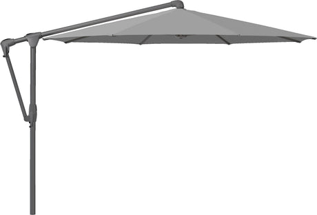 Glatz Parasol SUNWING® Casa Ø300cm Qualité 5 · 509 Slate Alu laqué anthracite
