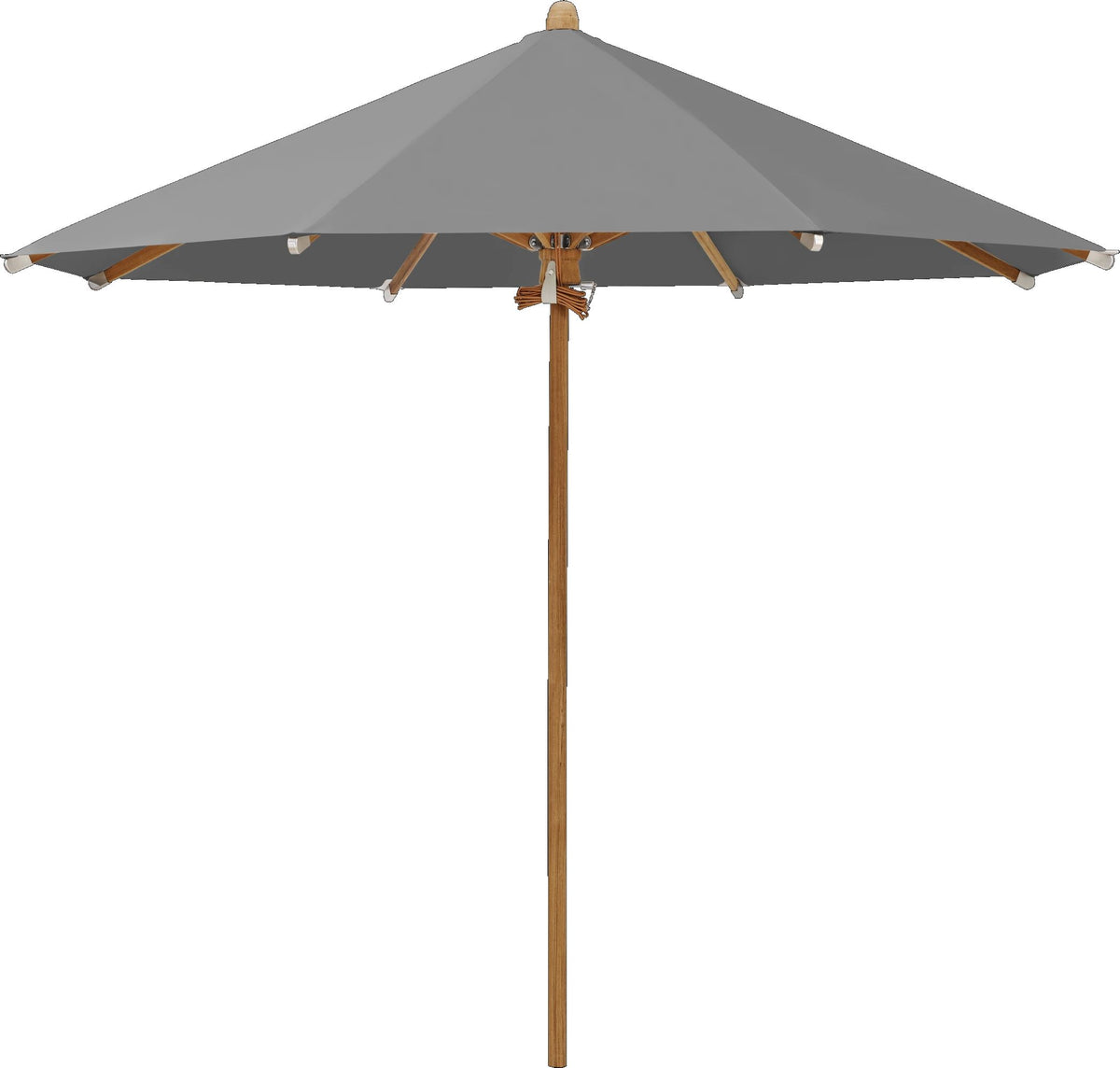 Glatz Parasol TEAKWOOD Ø300cm Qualité 5 · 502 Thunder 