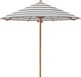 Glatz Parasol TEAKWOOD Ø300cm Qualité 5 · 570 Steel Stripe 