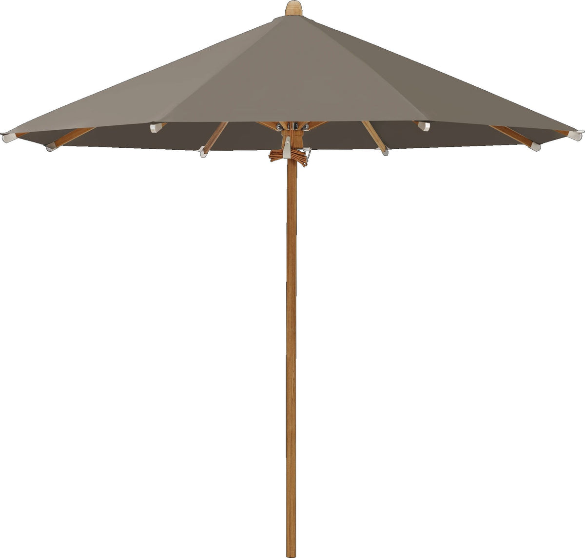 Glatz Parasol TEAKWOOD Ø300cm Qualité 5 · 611 Sandstone 