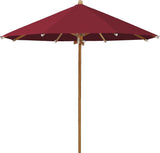 Glatz Parasol TEAKWOOD Ø300cm Qualité 5 · 645 Burgundy 