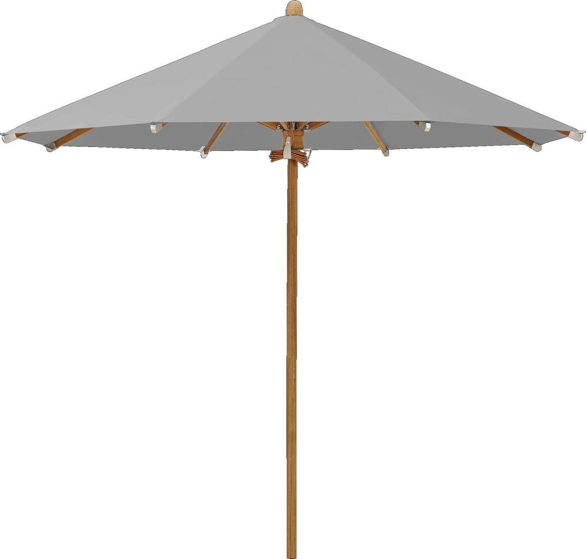 Glatz Parasol TEAKWOOD Ø300cm Qualité 5 · 652 Silver 